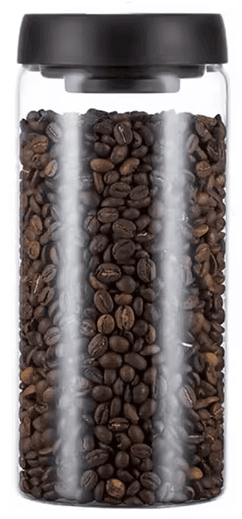 Frasco de Vidrio para Granos de Café