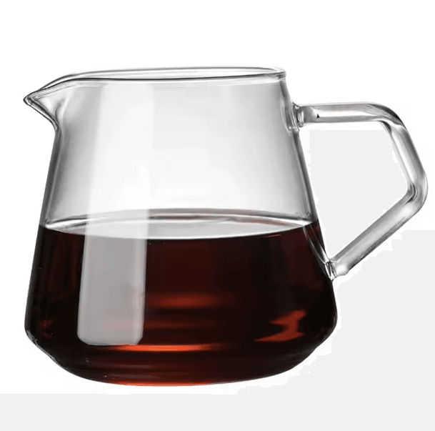 Jarra de vidrio para servir café